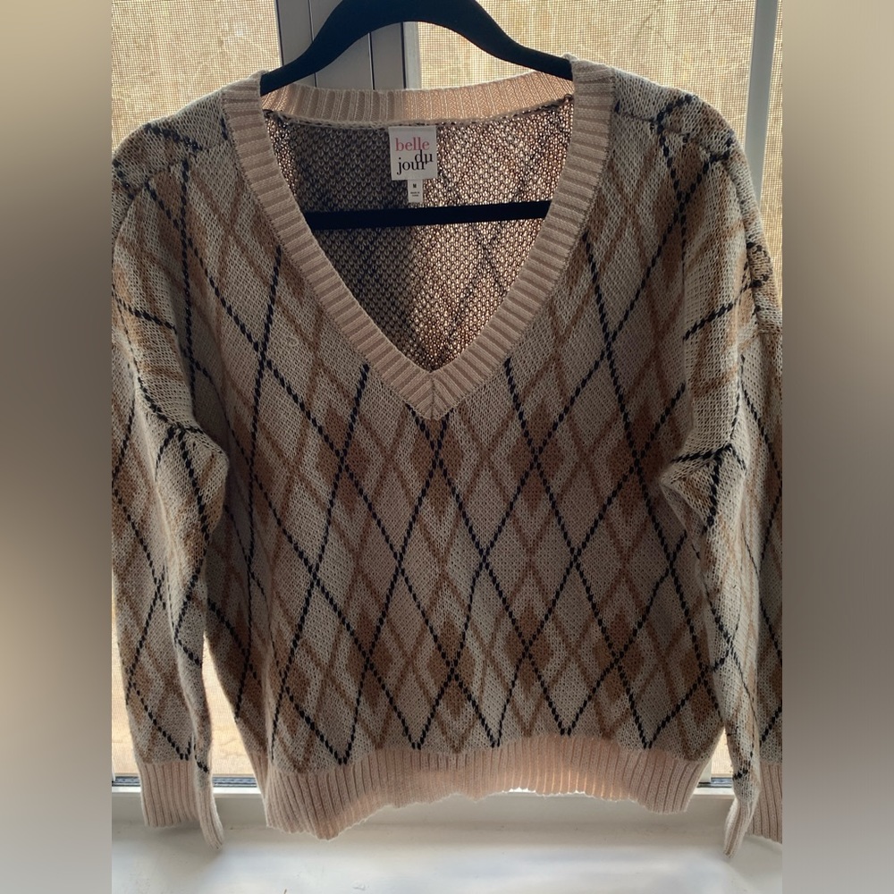 Very soft sweater! Never worn but purchasing tags were removed.